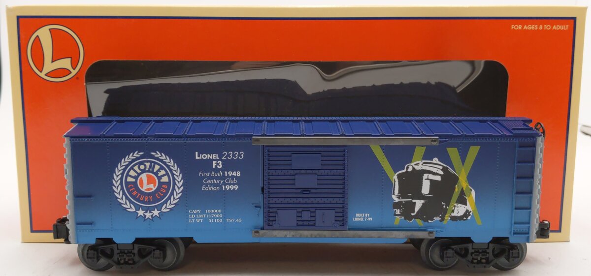 Lionel 6-29248 O Gauge New York Central Commemorative Boxcar LN/Box