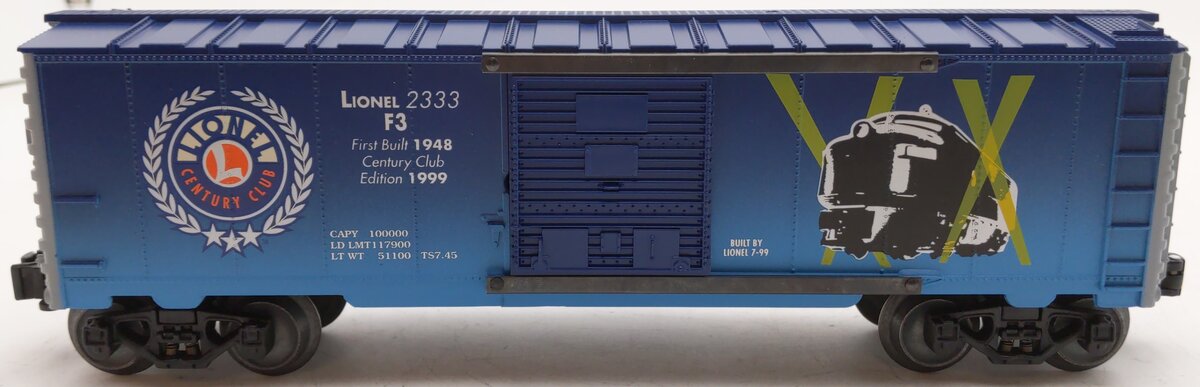 Lionel 6-29248 O Gauge New York Central Commemorative Boxcar LN/Box