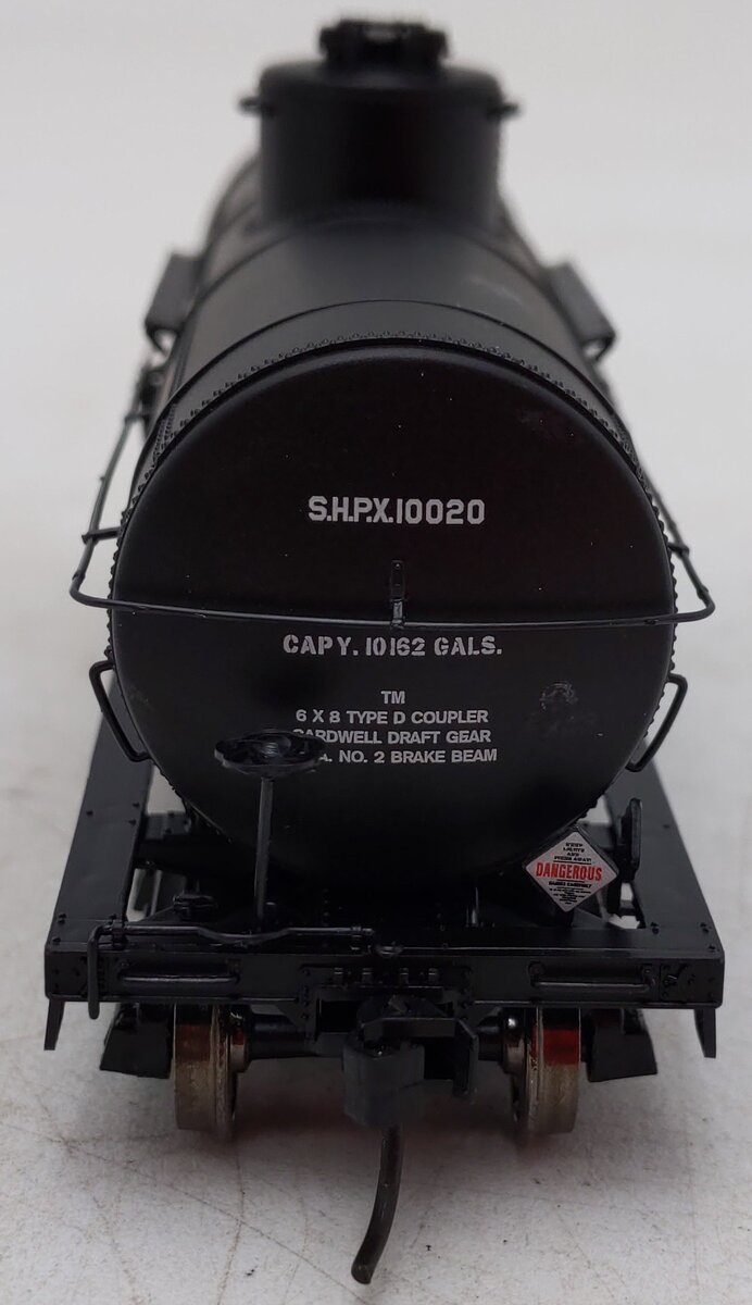 Proto 2000 23176 HO Scale S.H.P.X. 10,000 Gallon Type 21 Riveted Tank Car #10020 EX/Box