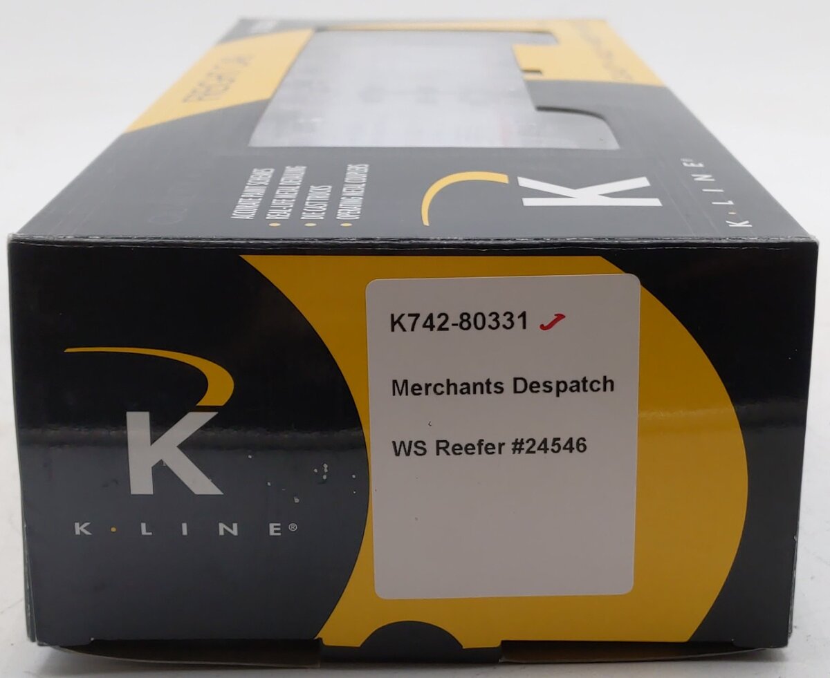K-Line K742-80331 O Gauge Merchants Despatch Reefer Car #24546 LN/Box