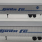 Athearn 5606 HO Scale Santa Fe 45' Trailers (2) EX