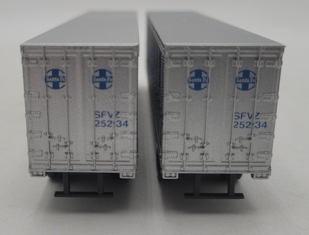 Athearn 5606 HO Scale Santa Fe 45' Trailers (2) EX