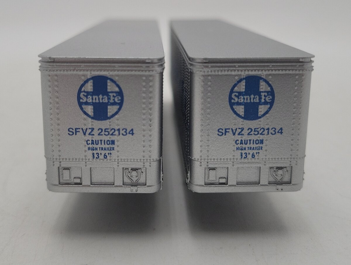 Athearn 5606 HO Scale Santa Fe 45' Trailers (2) EX