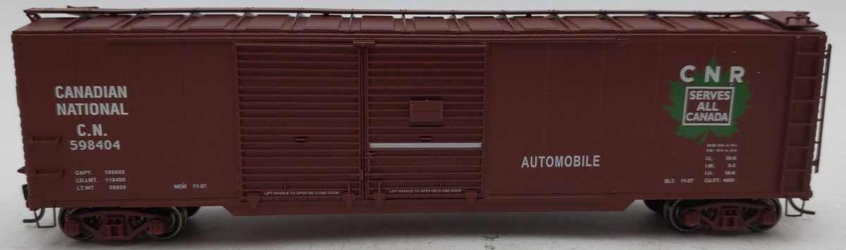 Proto 2000 888925 HO Scale Canadian National 50' Automobile Boxcar #598404 EX/Box