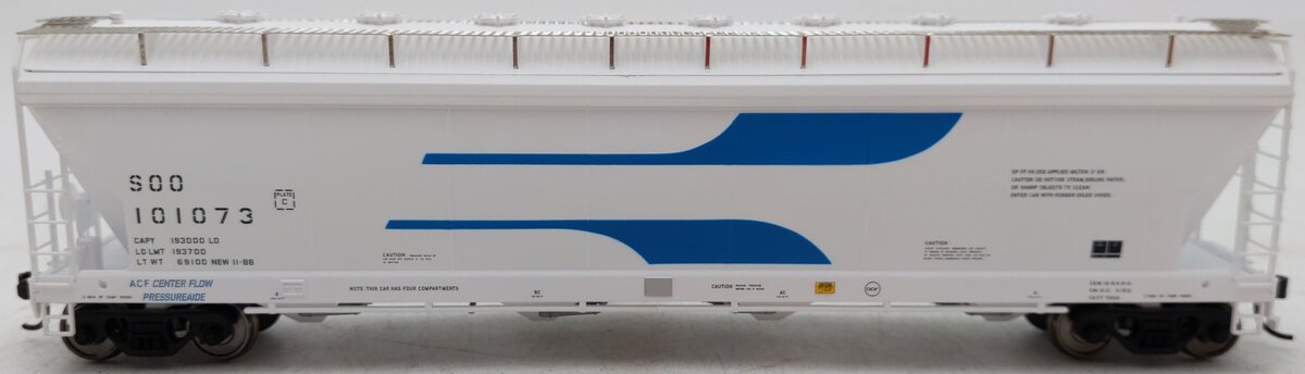 Atlas 1506-2 HO Soo Line ACF PressureAide Center Flow Hopper #101073 EX/Box