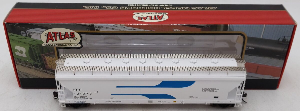 Atlas 1506-2 HO Soo Line ACF PressureAide Center Flow Hopper #101073 EX/Box