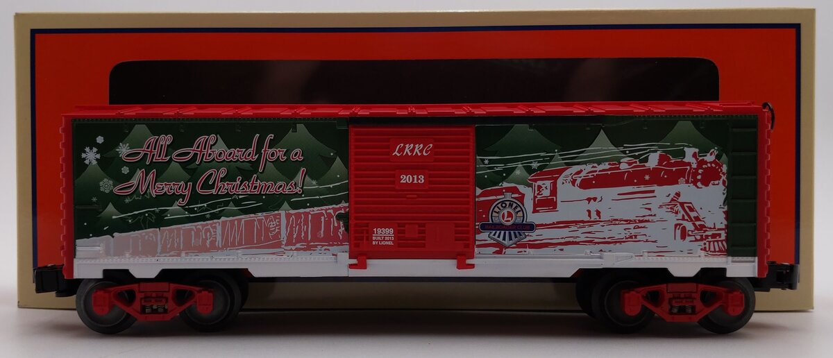 Lionel 6-19399 O Christmas LRRC Boxcar #2013 LN/Box