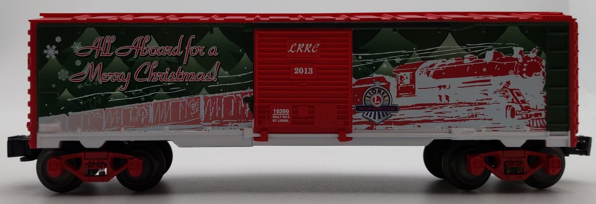 Lionel 6-19399 O Christmas LRRC Boxcar #2013 LN/Box