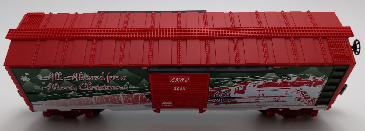 Lionel 6-19399 O Christmas LRRC Boxcar #2013 LN/Box