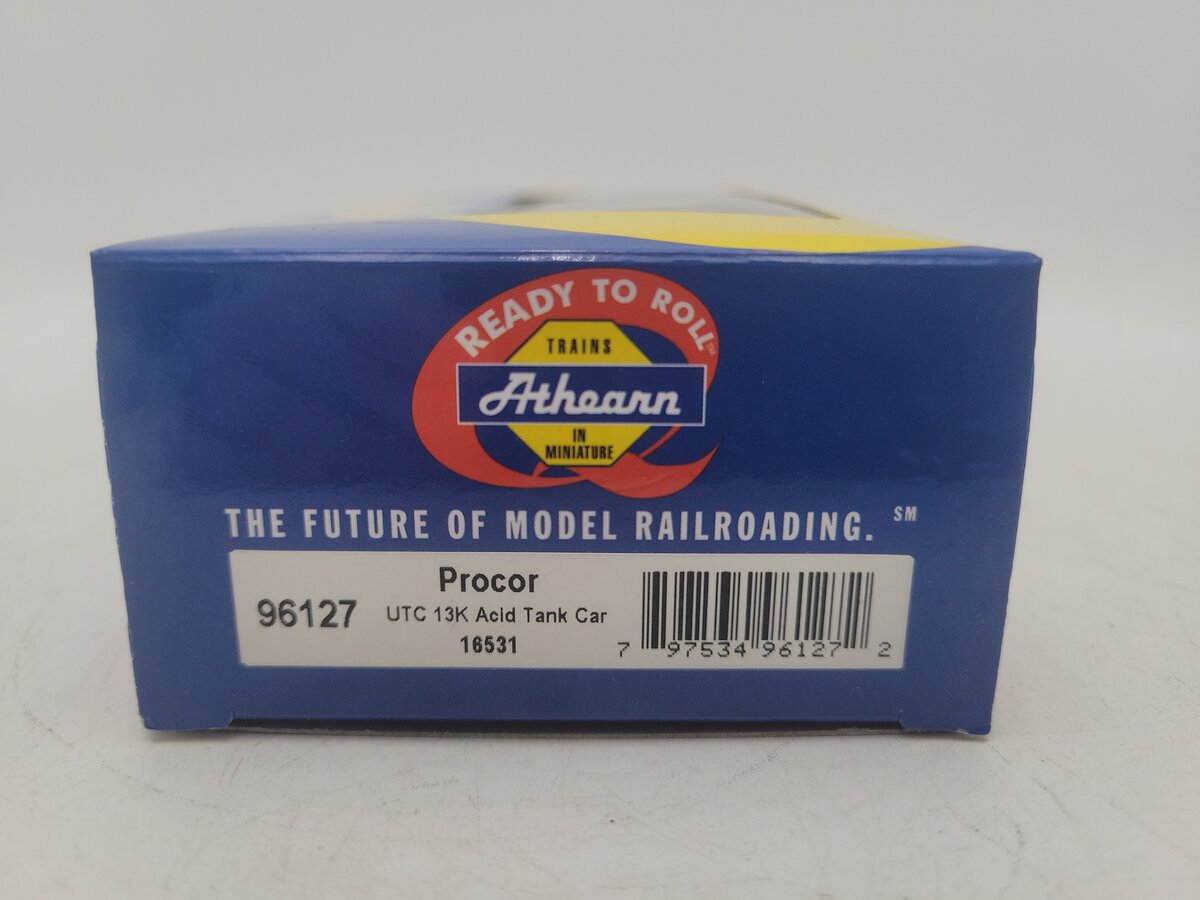 Athearn 96127 HO RTR 13,600-Gallon Acid Tank, Procor/White#16531 EX/Box