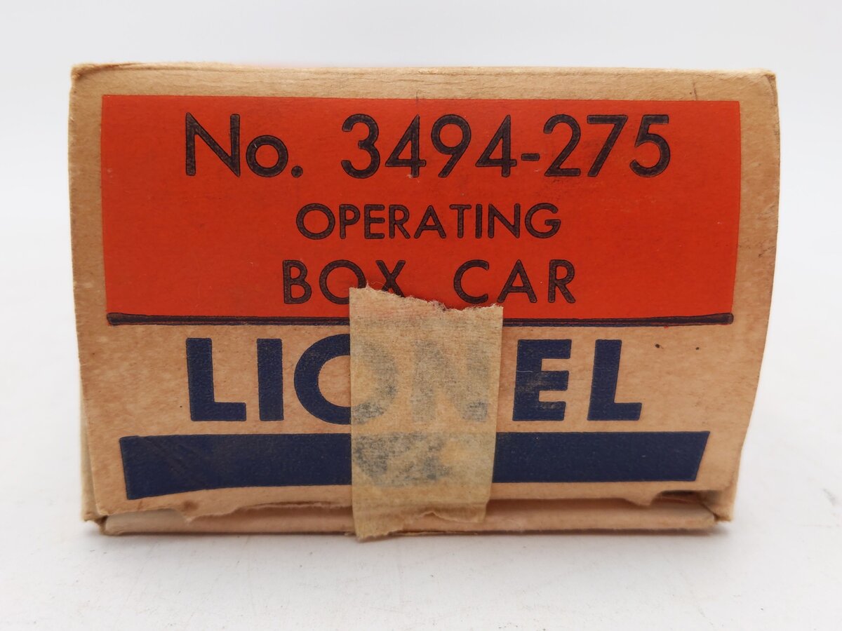 Lionel 3494-275 Vintage O State of Maine Operating Boxcar VG/Box