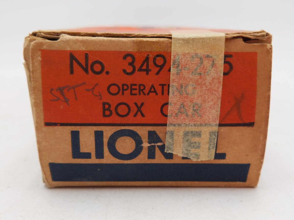 Lionel 3494-275 Vintage O State of Maine Operating Boxcar VG/Box