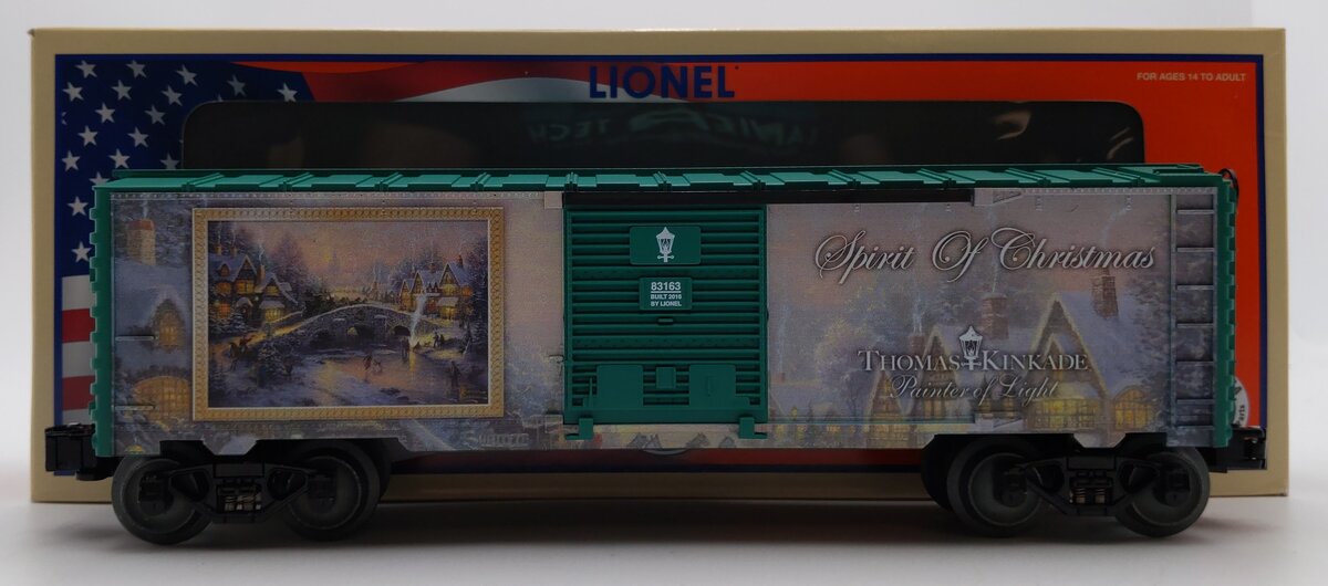 Lionel 6-83163 O Kinkade Christmas Boxcar LN/Box