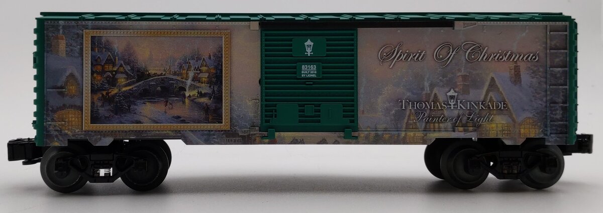 Lionel 6-83163 O Kinkade Christmas Boxcar LN/Box