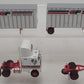 Athearn 91146 1:87 Canadian Freightways Freightliner w/2-28" Trailers EX