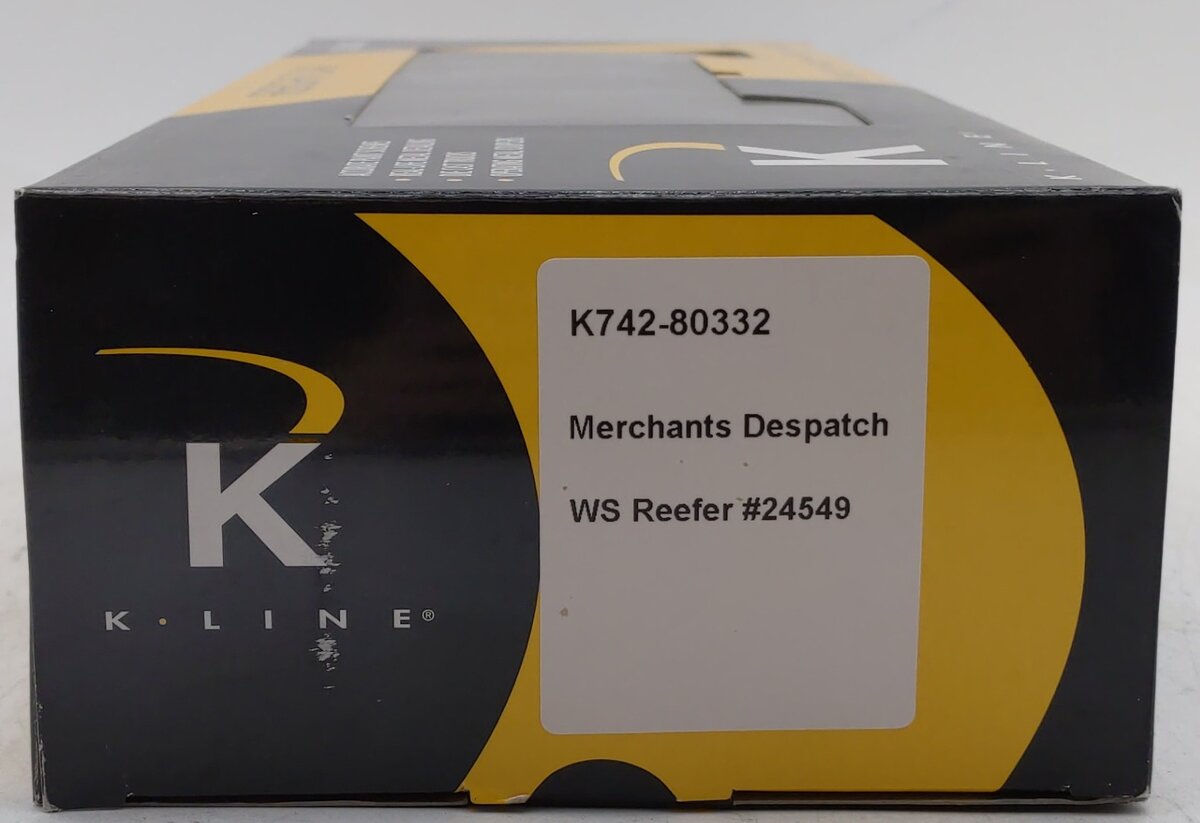 K-Line K742-80332 O Gauge Merchants Despatch Reefer Car #24549 LN/Box
