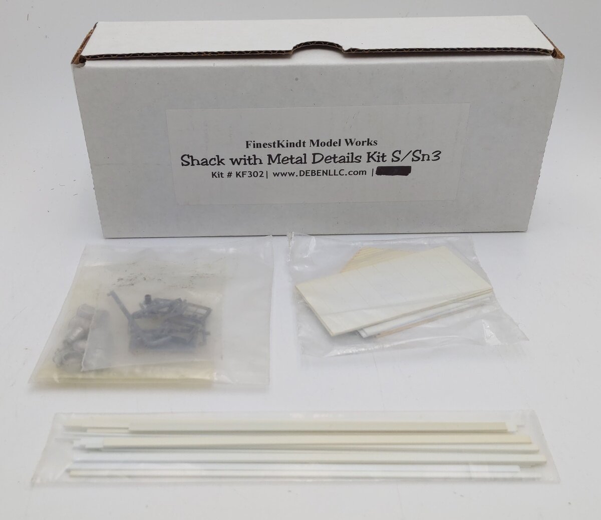 Finestkind Models KF302 S Scale Shack With Metal Details Kit NIB