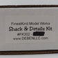 Finestkind Models KF302 S Scale Shack With Metal Details Kit NIB