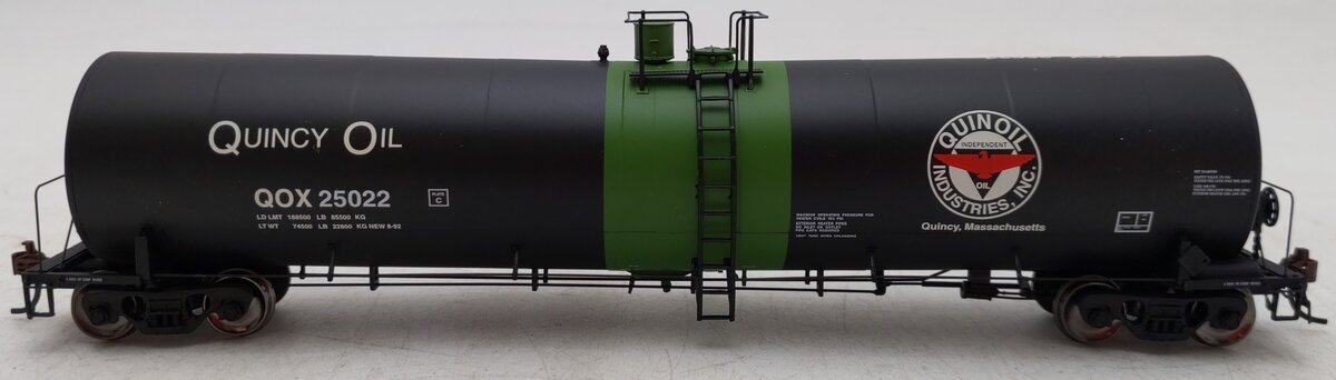 Atlas SSMRC-01 HO Scale Trinity 25500g Quincy Oil Tank Car #25022 EX/Box