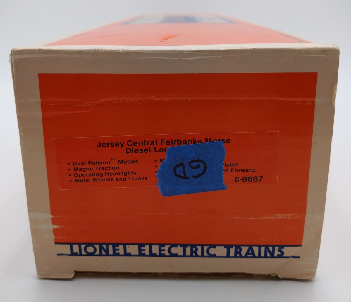 Lionel 6-8687 O Gauge Jersey Central FM Trainmaster Diesel Locomotive LN/Box