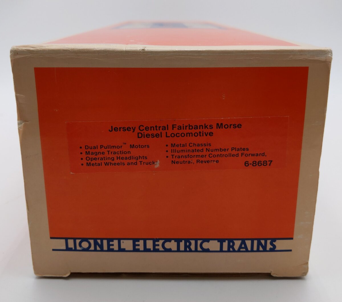 Lionel 6-8687 O Gauge Jersey Central FM Trainmaster Diesel Locomotive LN/Box