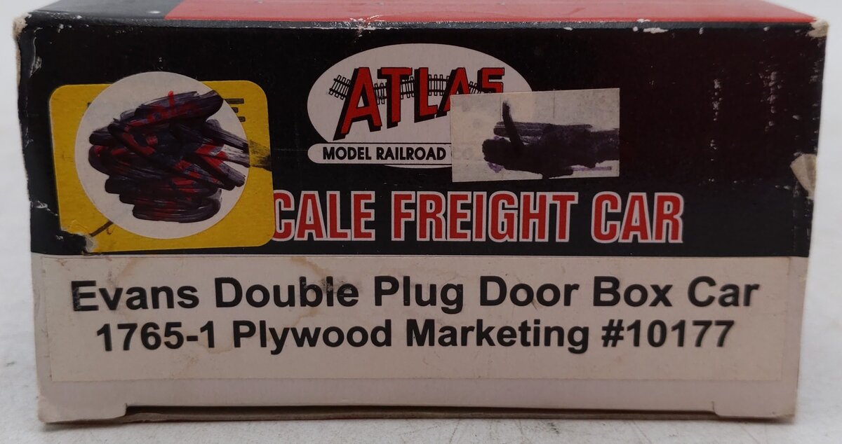 Atlas 1765-1 PMA Evans Double Plug Door Box Car #10177 EX/Box