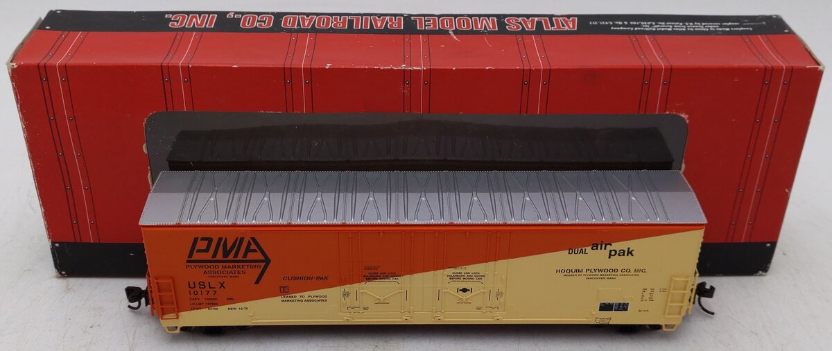 Atlas 1765-1 PMA Evans Double Plug Door Box Car #10177 EX/Box