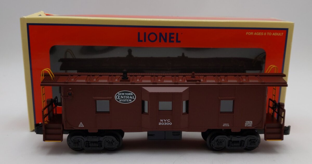 Lionel 6-17676 O Gauge New York Central Bay Window Caboose #20300 LN/Box