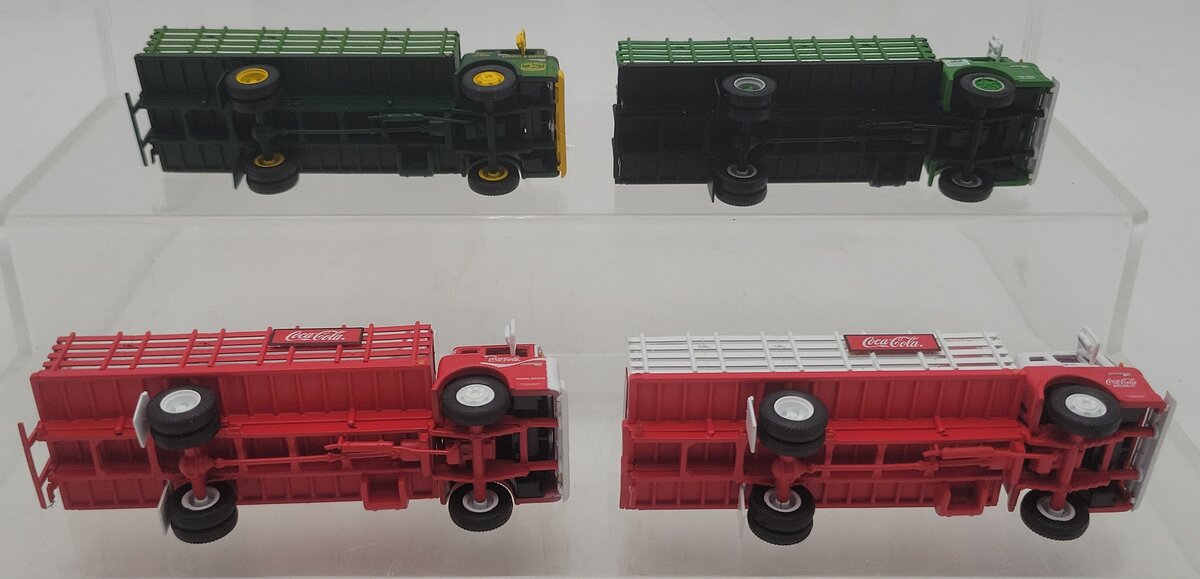 Athearn HO Scale Assorted Stake Trucks [4] EX