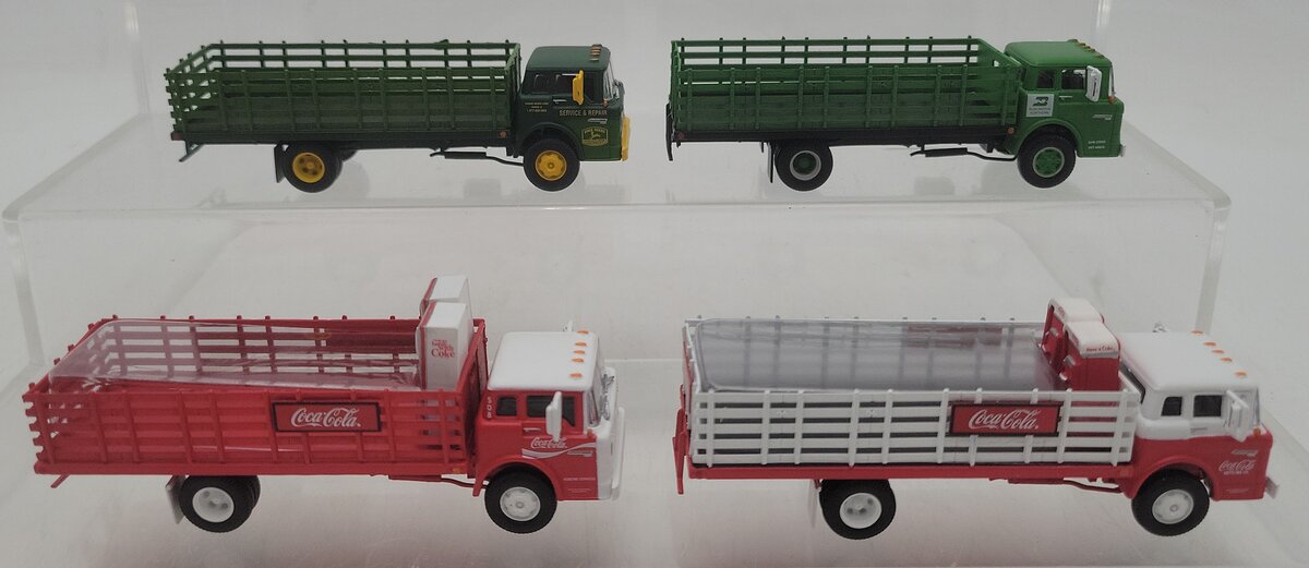 Athearn HO Scale Assorted Stake Trucks [4] EX