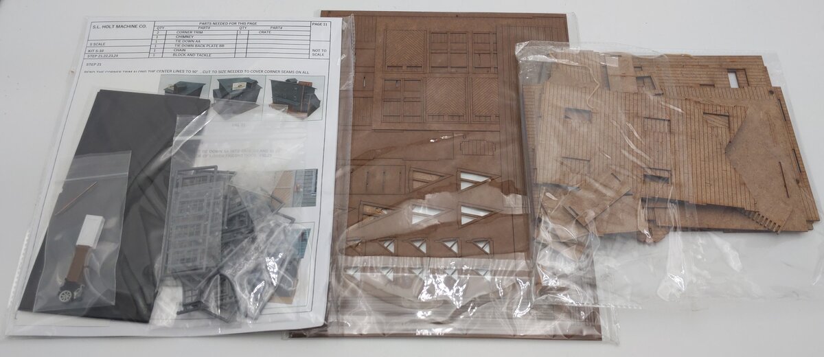 Right On Track Models S-10 S Scale S.L Holt Machine CO. Building Kit EX