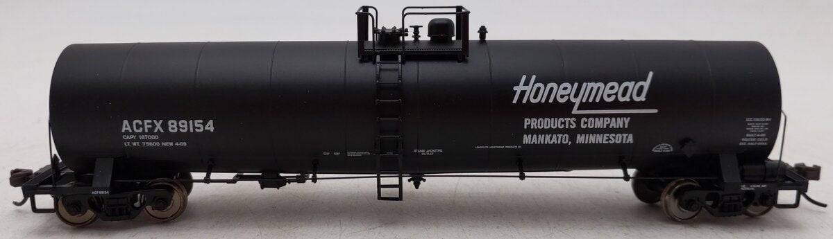 Atlas 1622-1 HO Scale Honeymead ACF 23,500 Gallon Tank Car #89154 EX/Box