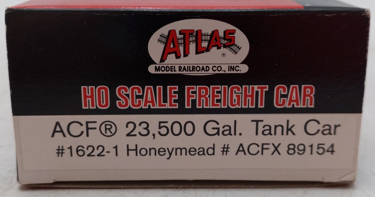Atlas 1622-1 HO Scale Honeymead ACF 23,500 Gallon Tank Car #89154 EX/Box