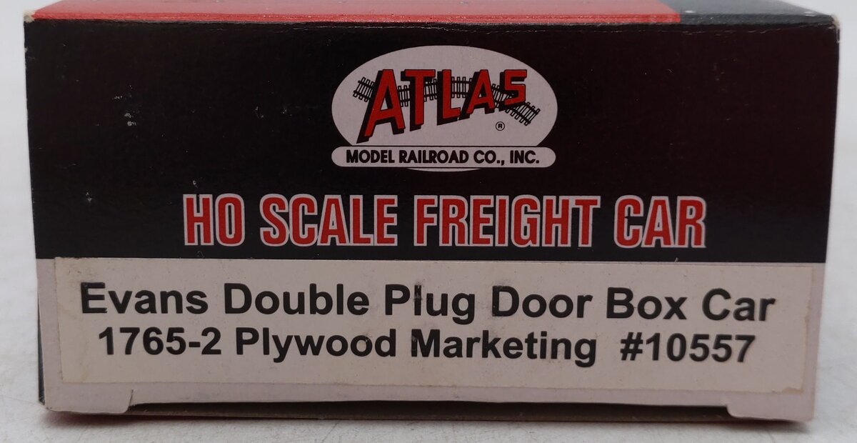 Atlas 1765-2 PMA Evans Double Plug Door Box Car #10557 EX/Box