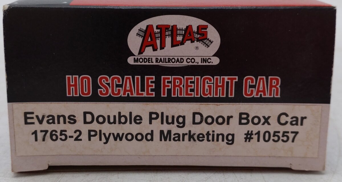 Atlas 1765-2 PMA Evans Double Plug Door Box Car #10557 EX/Box