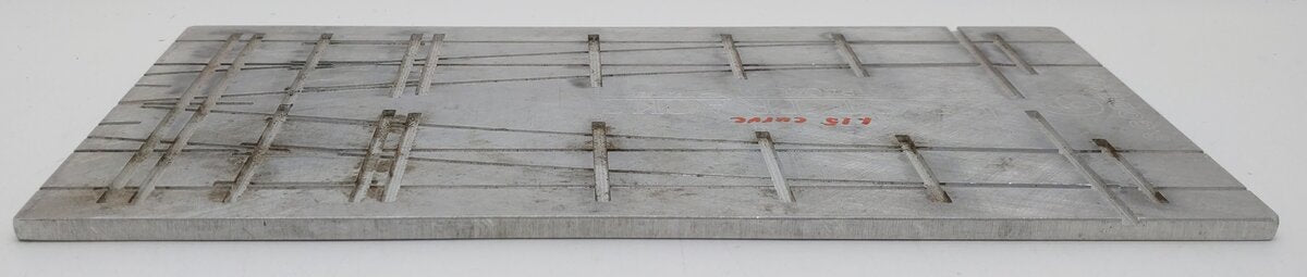Fast Tracks AF-S-T-6-ME100 S Scale Code 100 Turnout Assembly Fixture #6 EX