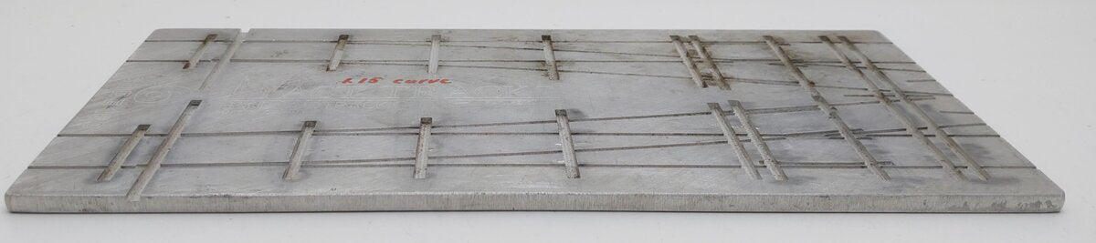 Fast Tracks AF-S-T-6-ME100 S Scale Code 100 Turnout Assembly Fixture #6 EX