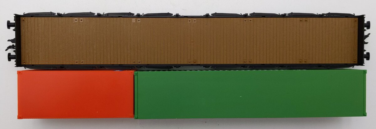Fleischmann 5249 HO Scale DB Stake Car w/ Containers EX/Box