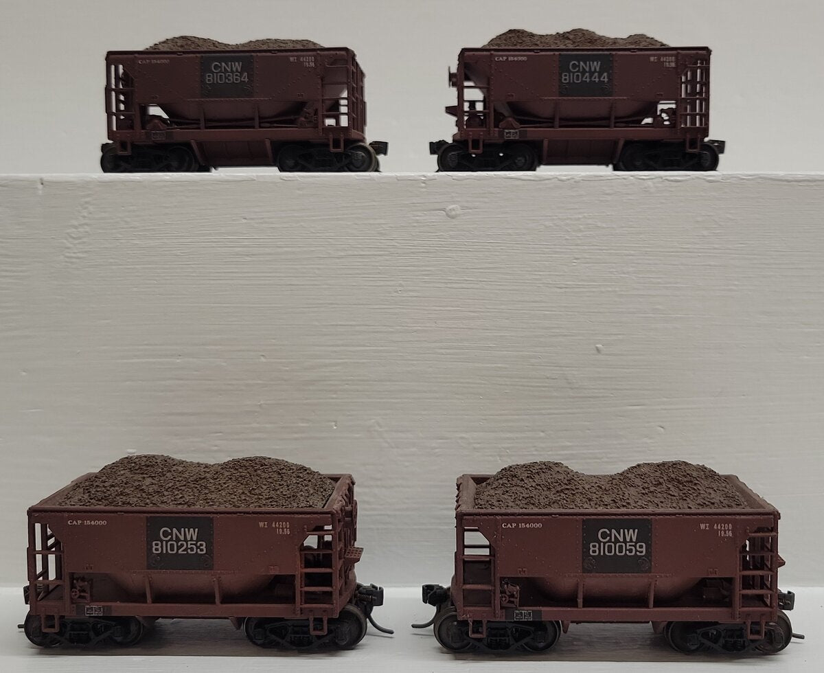 Walthers 932-4403 HO Scale Chicago & North Western Ore Cars (4-Pack) EX/Box
