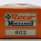 Roco 802 HO Scale Minitanks Flatcar w/ Panzer Leopard Tank #399421 EX/Box