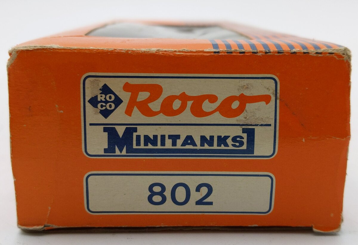 Roco 802 HO Scale Minitanks Flatcar w/ Panzer Leopard Tank #399421 EX/Box