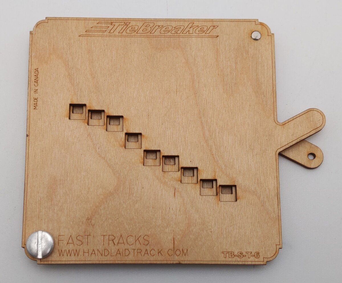 Fast Tracks TB-S-T-6 S Scale TieBreaker PC Board cutting tool EX