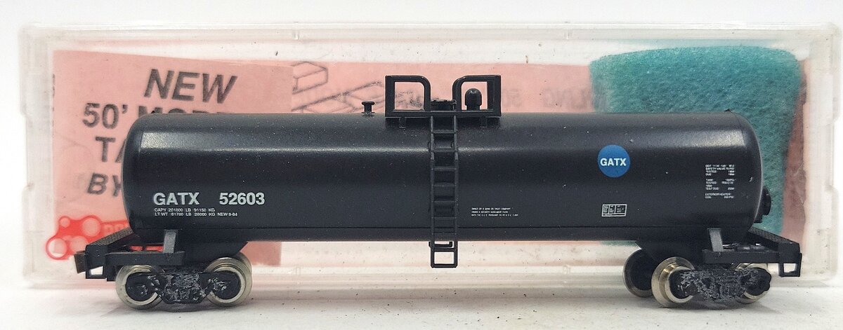 Roundhouse 8441 N Scale GATX 50' Modern Tank Car #52603 EX/Box