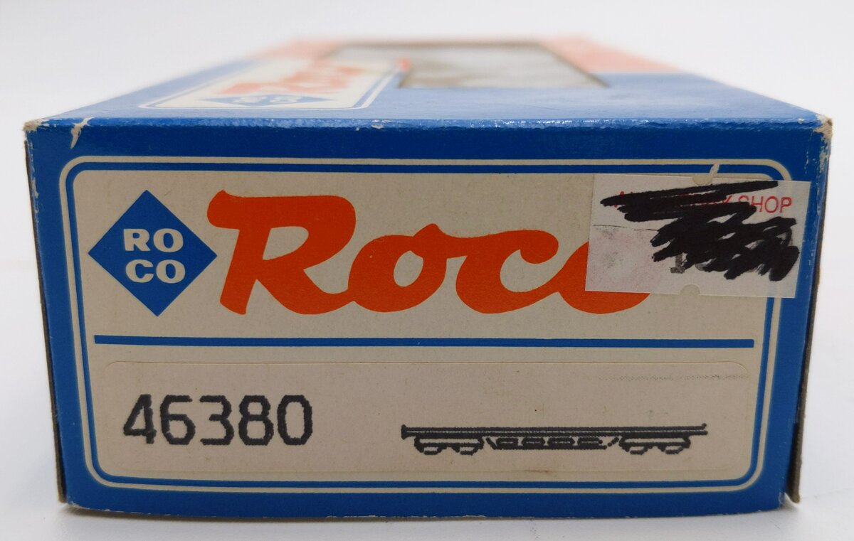 Roco 46380 HO Scale DB Stake Car w/ Wood Load VG/Box