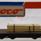 Roco 46380 HO Scale DB Stake Car w/ Wood Load VG/Box