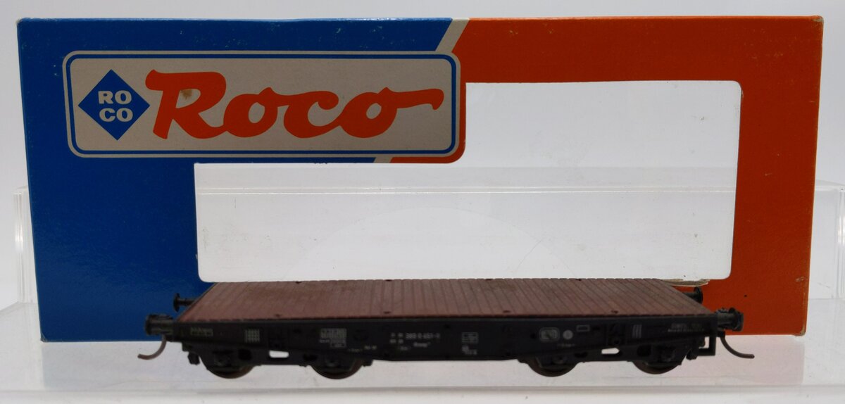 Roco 46380 HO Scale DB Stake Car #3890451-8 EX/Box