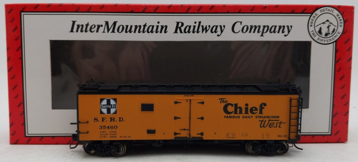 InterMountain 46116-08 HO SFRD Refrigerator Car The Chief West #35460 EX/Box