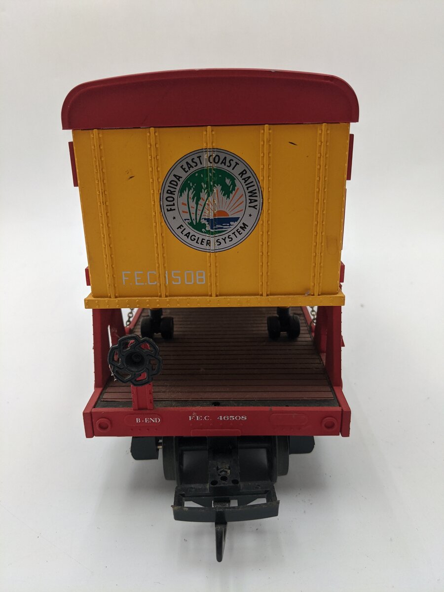 Aristo-Craft 46508 G Florida East Coast Piggyback Flatcar EX