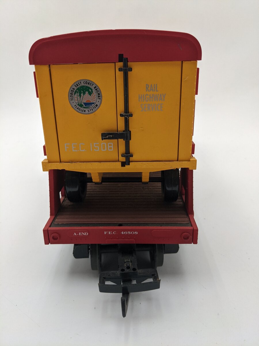 Aristo-Craft 46508 G Florida East Coast Piggyback Flatcar EX