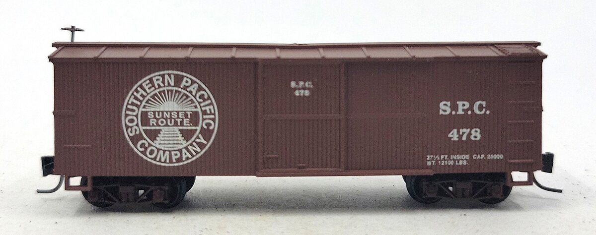 Micro-Trains 80000020 Nn3 Southern Pacific 30' Single-Door Wood Boxcar #478 EX/Box
